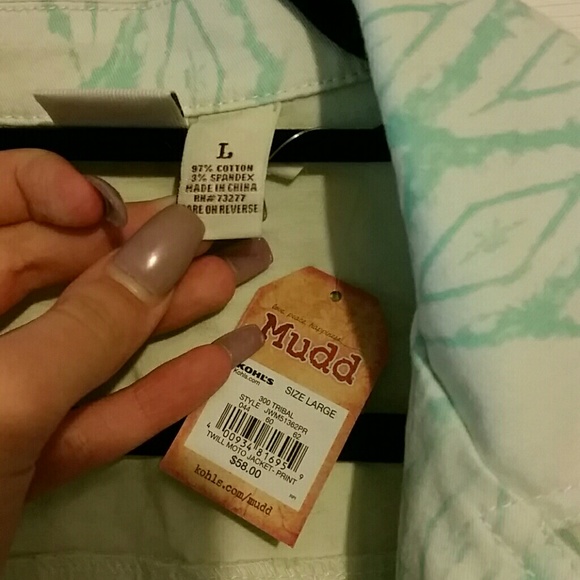 Zip up patterned jacket - Picture 2 of 3