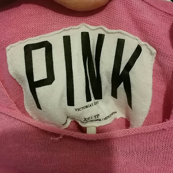 PINK light sweatshirt with hood - Picture 2 of 3