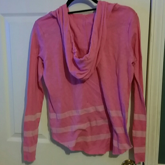 PINK light sweatshirt with hood - Picture 3 of 3