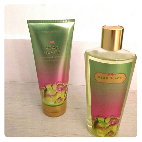 Victoria's Secret Pear Glace Body Wash & Cream