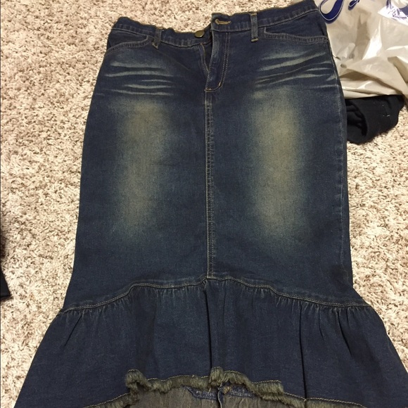 Arden B Jeans Skirt