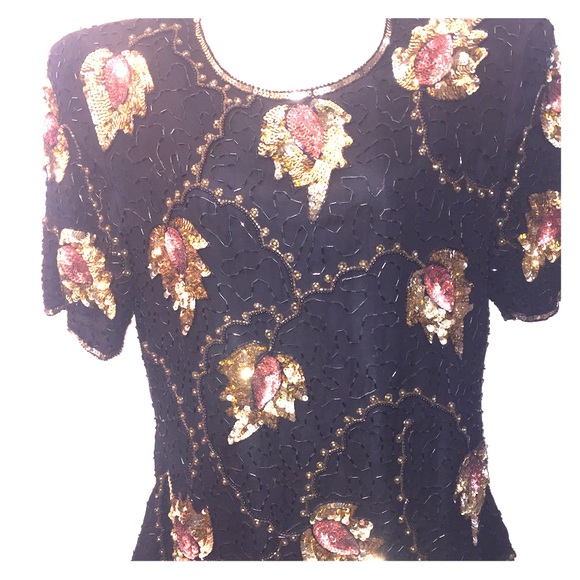 Stenay sequin embroidered top