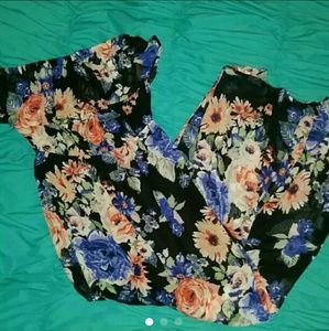 F21 Floral Maxi Dress