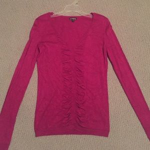Express Magenta Sweater