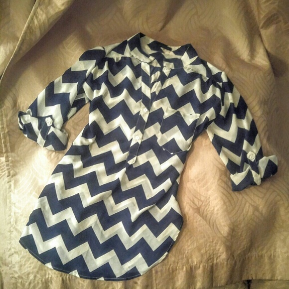 See through Button Up