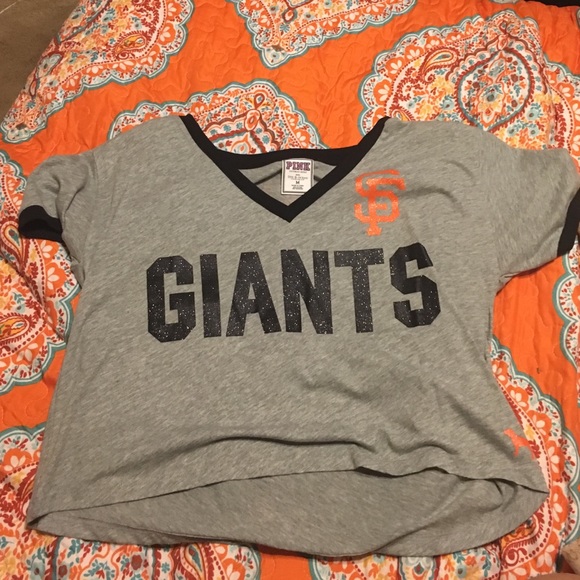 Victoria's Secret SF Giants baseball crop top