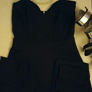 Strapless Black Jumpsuit