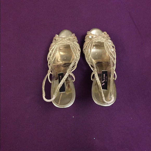 8.5 Glittery Sandal Heel by Nina