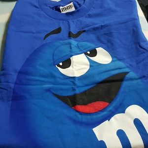 Blue M&M medium shirt