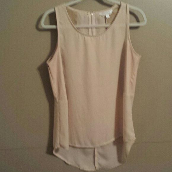 Charming Charlie top w/ faux leather inserts. - Picture 2 of 4