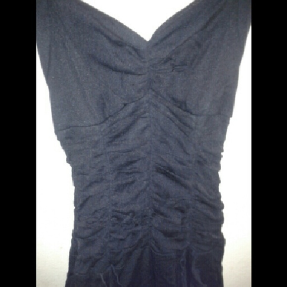 Dark black gothic dress