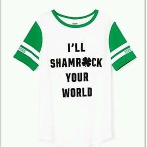New in plastic I'll shamrock your world VS tee