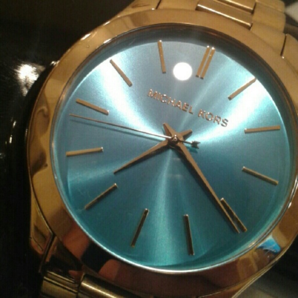 Michael Kors Turquoise Head watch. main image 4