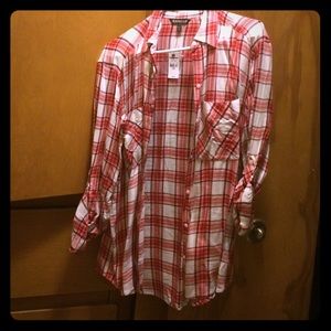 Express Brand Plaid Shirt