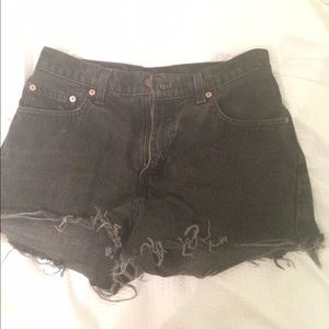 Vintage high wasted Levi shorts
