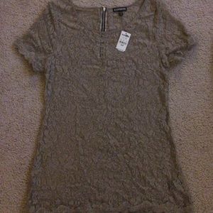 Sheer lace express brand top