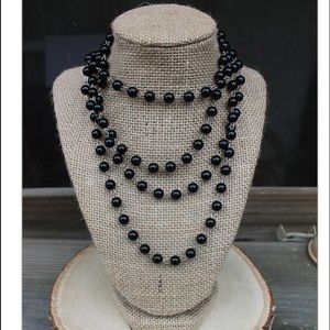 Black Wrap Around Choker Necklace