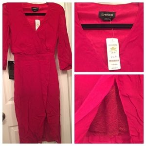 Red Bebe dress