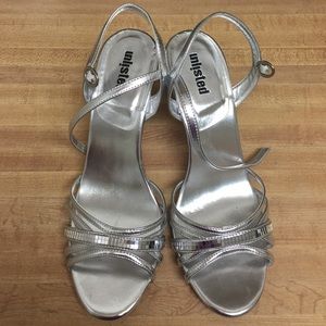 Silver sandals