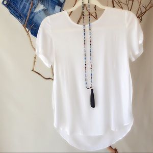 SOLD OUT!!!! Bianca side slit blouse