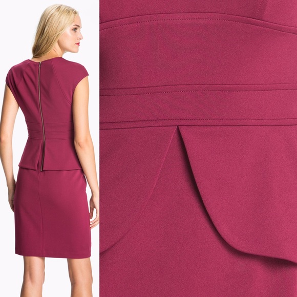 Maggy London Peplum Scuba