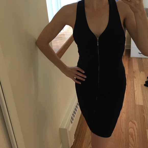 Sexy navy blue dress