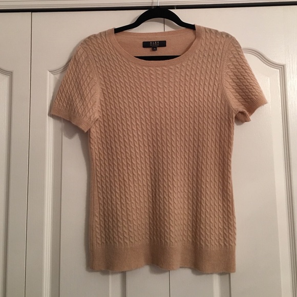 CASHMERE SHORT SLEEVE SHIRT