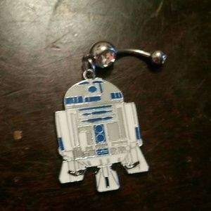 R2d2 belly ring
