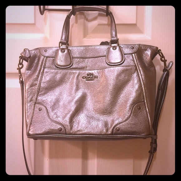 Coach Mickey set, silver euc