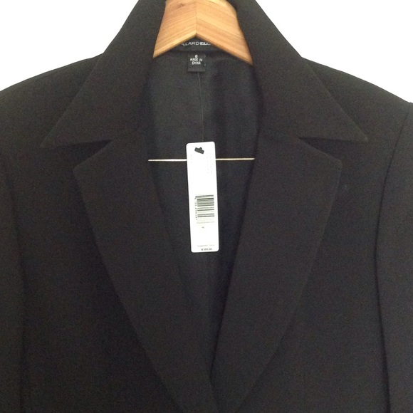 NWT Ellen TRACY black formal blazer, sz 8 - Picture 2 of 5