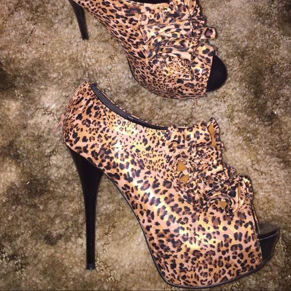 Heels - Leopard Print