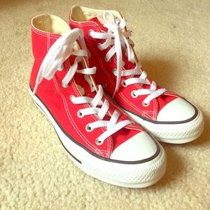 Red Chuck Converse Sneakers