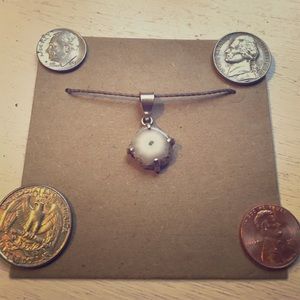 Solar Quartz on Silver Nepal Pendant