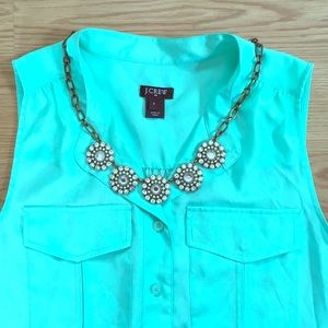 J.Crew Turquoise Tank Top
