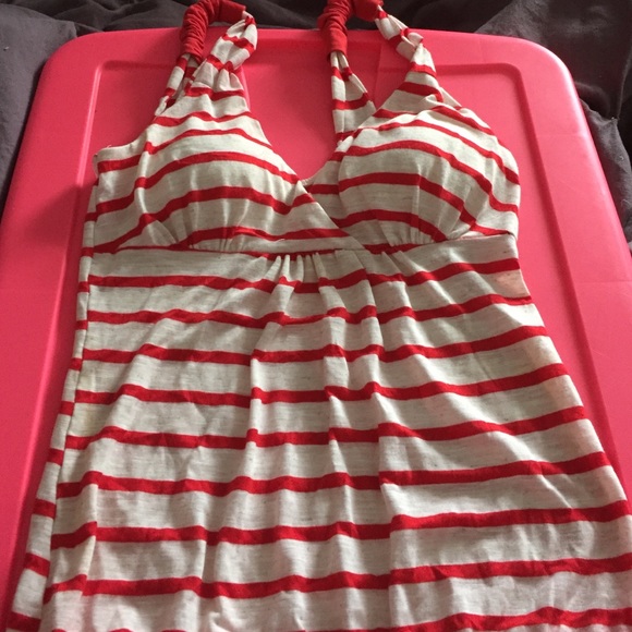 Striped tank.