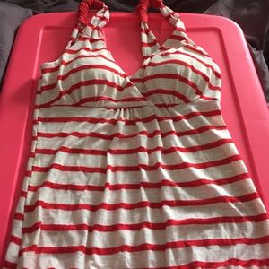 Striped tank.