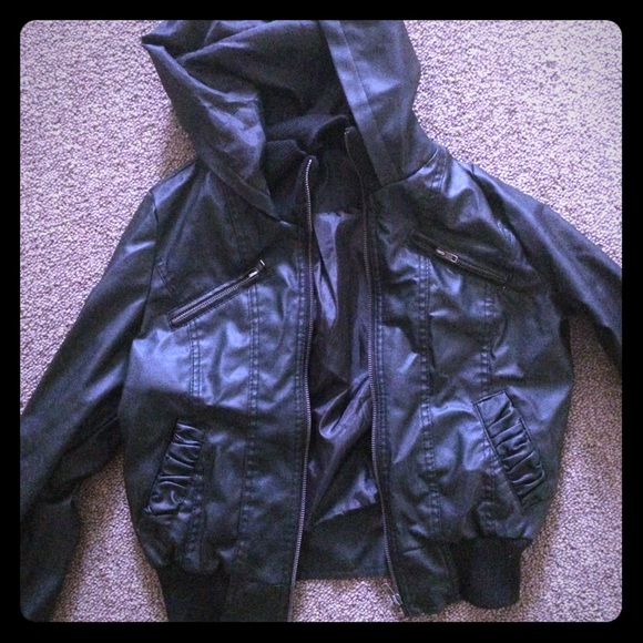 Leather Jacket Size L - Picture 1 of 2