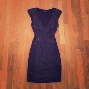Black Bebe mini dress