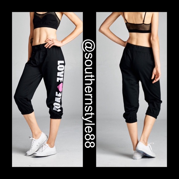 Love Jogger in Black Also Have in Blue/Pink/Orange
