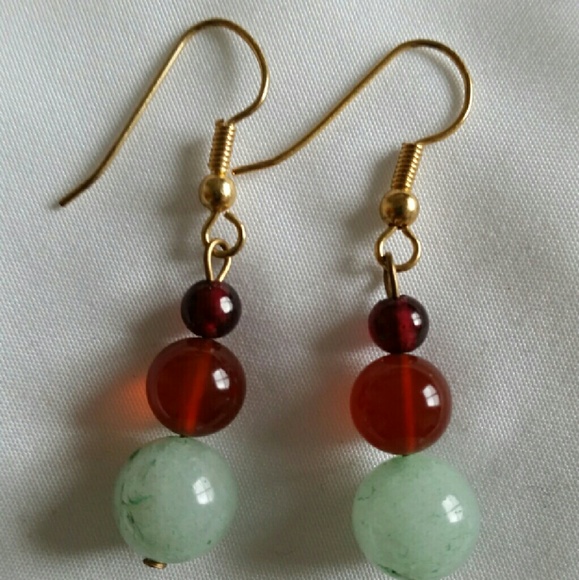 Gemstone Earrings - Picture 1 of 1