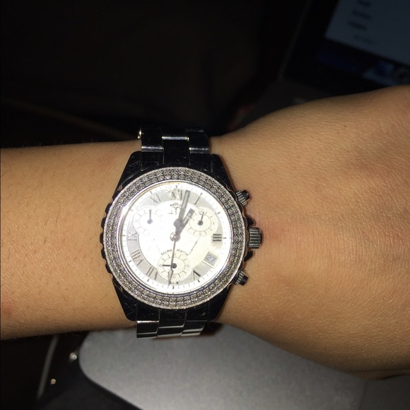 Techno mania women\'s diamond watch