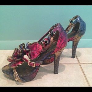 Privileged by J.C. Dossier Multi Color Sandals