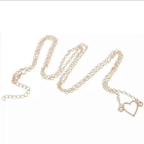 Gold Heart Body Chain - Picture 2 of 3