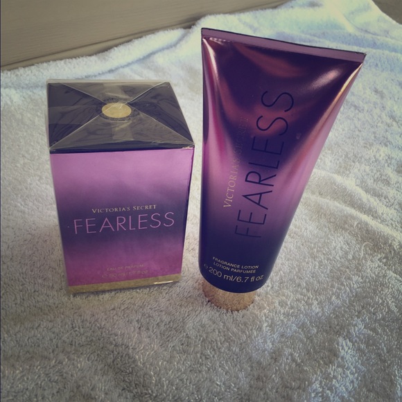 Fearless parfume and lotion