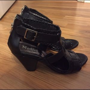 Medici Black Heels