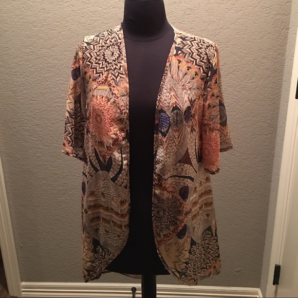 Kimono Cardigan Fall Colors