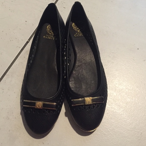 Vince Camuto black flats.