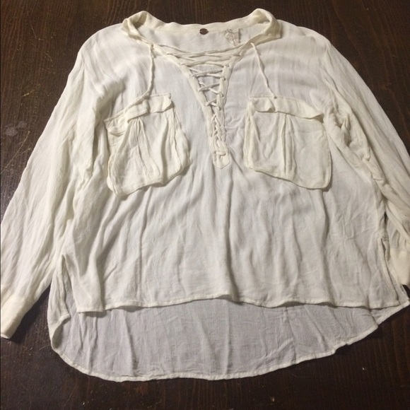 Small Free People Lace up Tunic - Picture 1 of 1