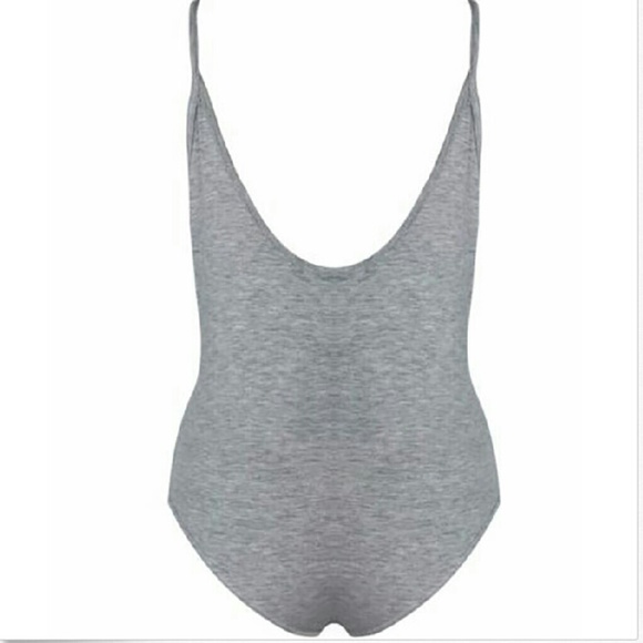 Deep V Neck  Bodysuit - Picture 3 of 4