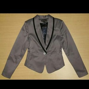 Ladies Grey and Black Spiegel Blazer size 8